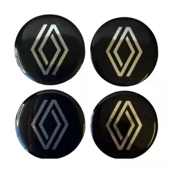Emblema Resinado Logo nova Renault para calota com 4 Emblemas