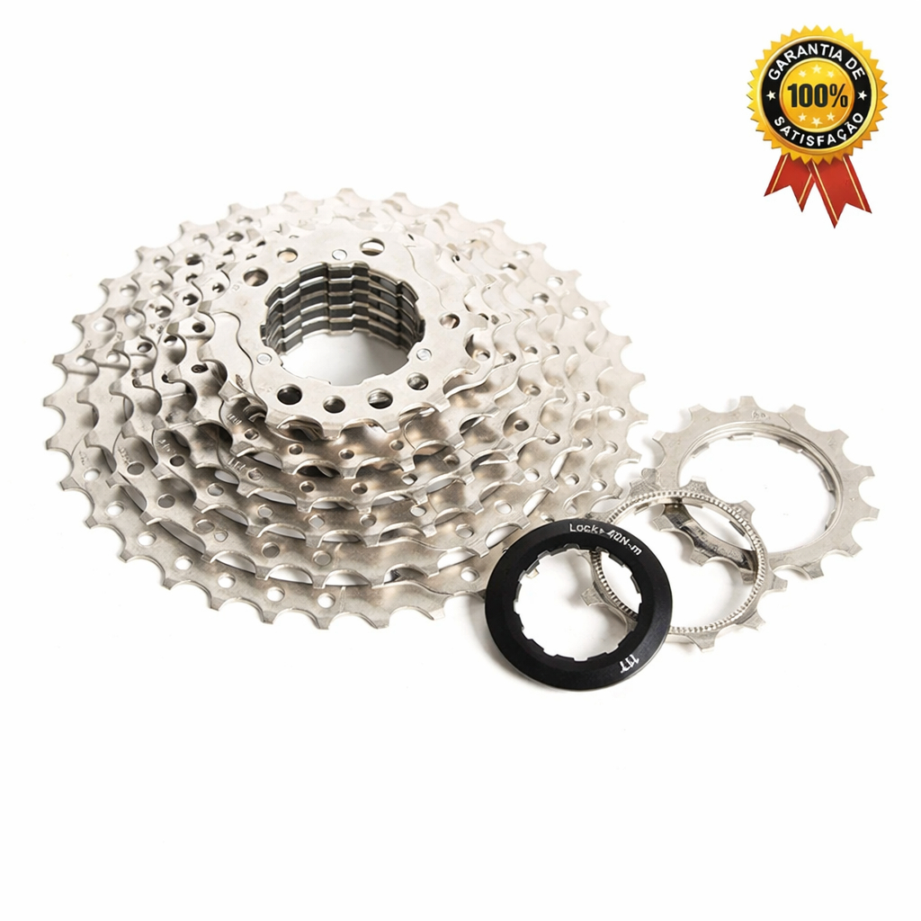 Catraca Cassete K7 11/36 9v Compatível Shimano/sram De Bicicleta Mtb