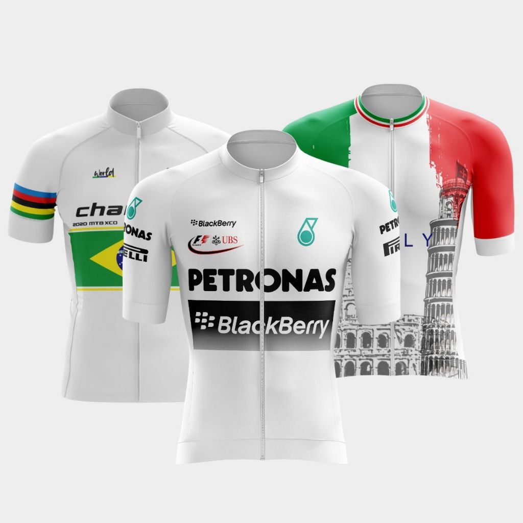 Camisa Ciclismo Masculino Camiseta Bicicleta Zíper Total Premium Tr4