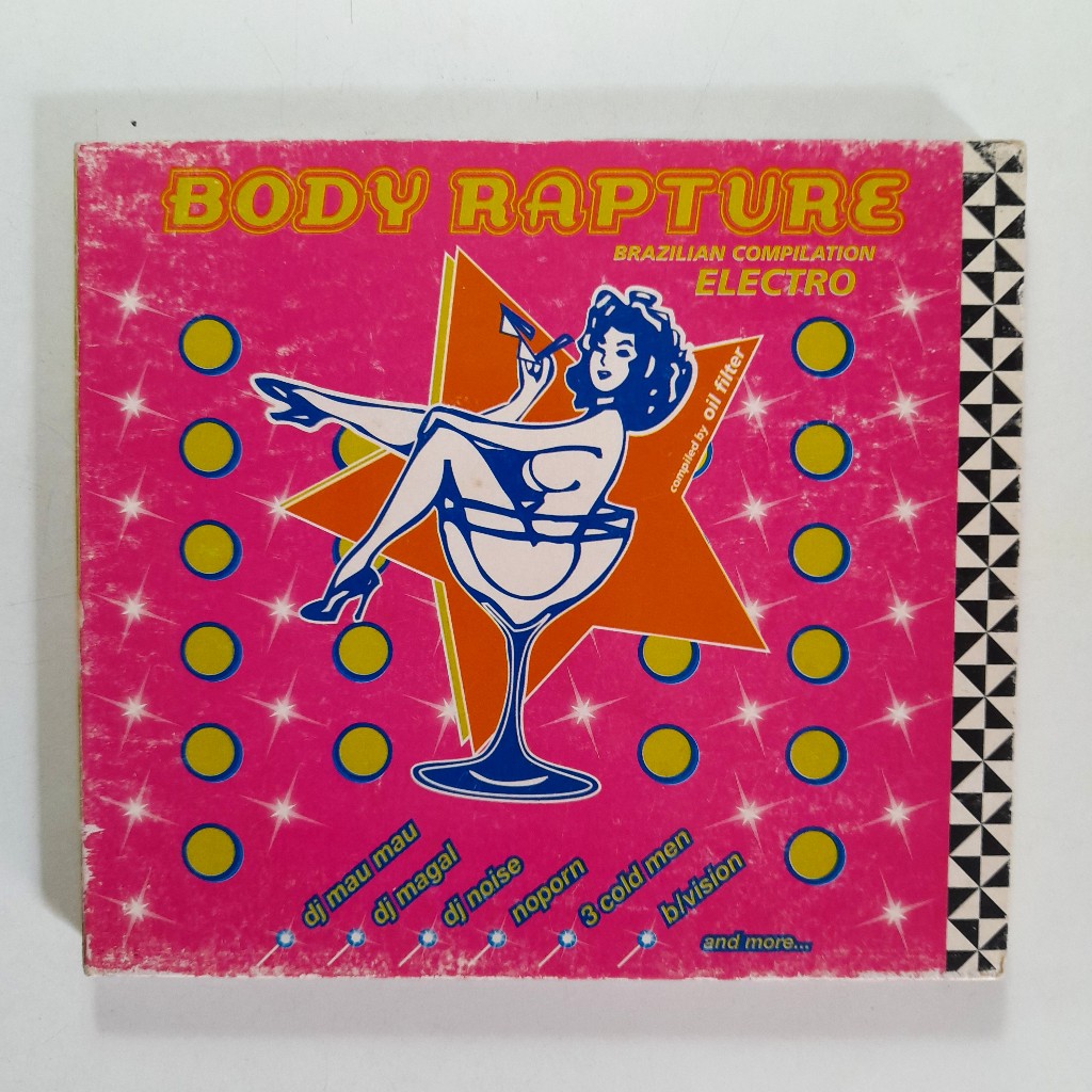 cd body rapture, electro brazilian compilation. dj magal, dj mau mau...