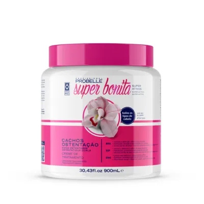 Creme De Tratamento Cachos Ostentação 900 Ml Probelle em Oferta na Shopee