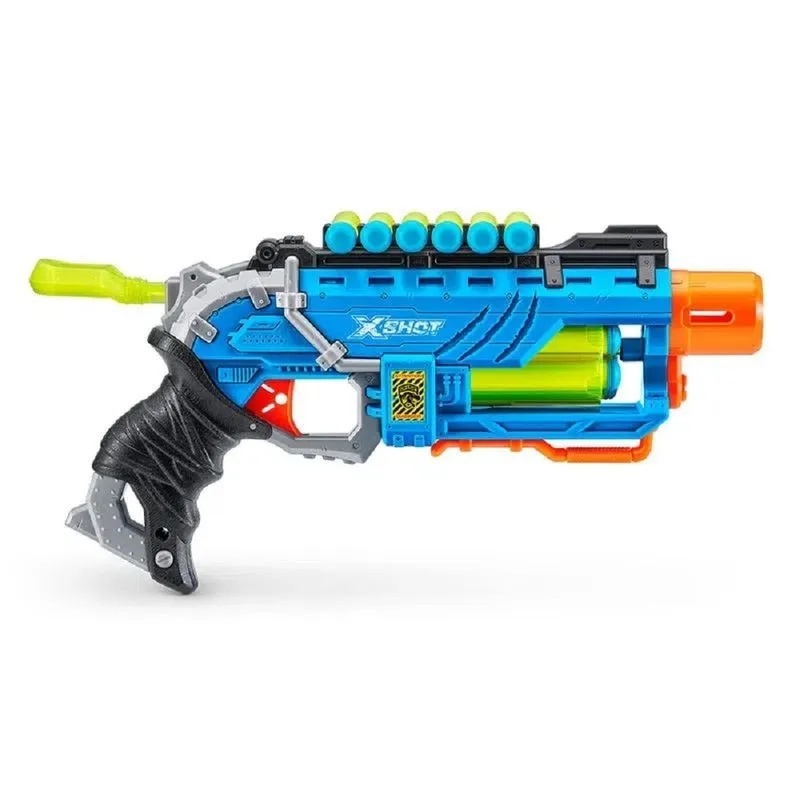 Lançador de Dardos X Shot Dino Attack Striker Blue C/ 16 Dardos - Candide