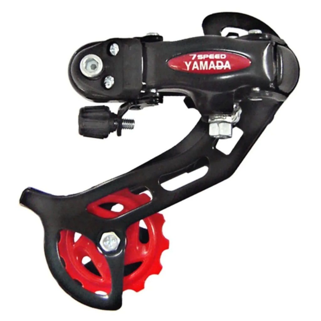 Câmbio Traseiro 7v Bicicleta Mega Range YAMADA Index Sem Gancheira Aro 26 29 MTB Estrada Urbana