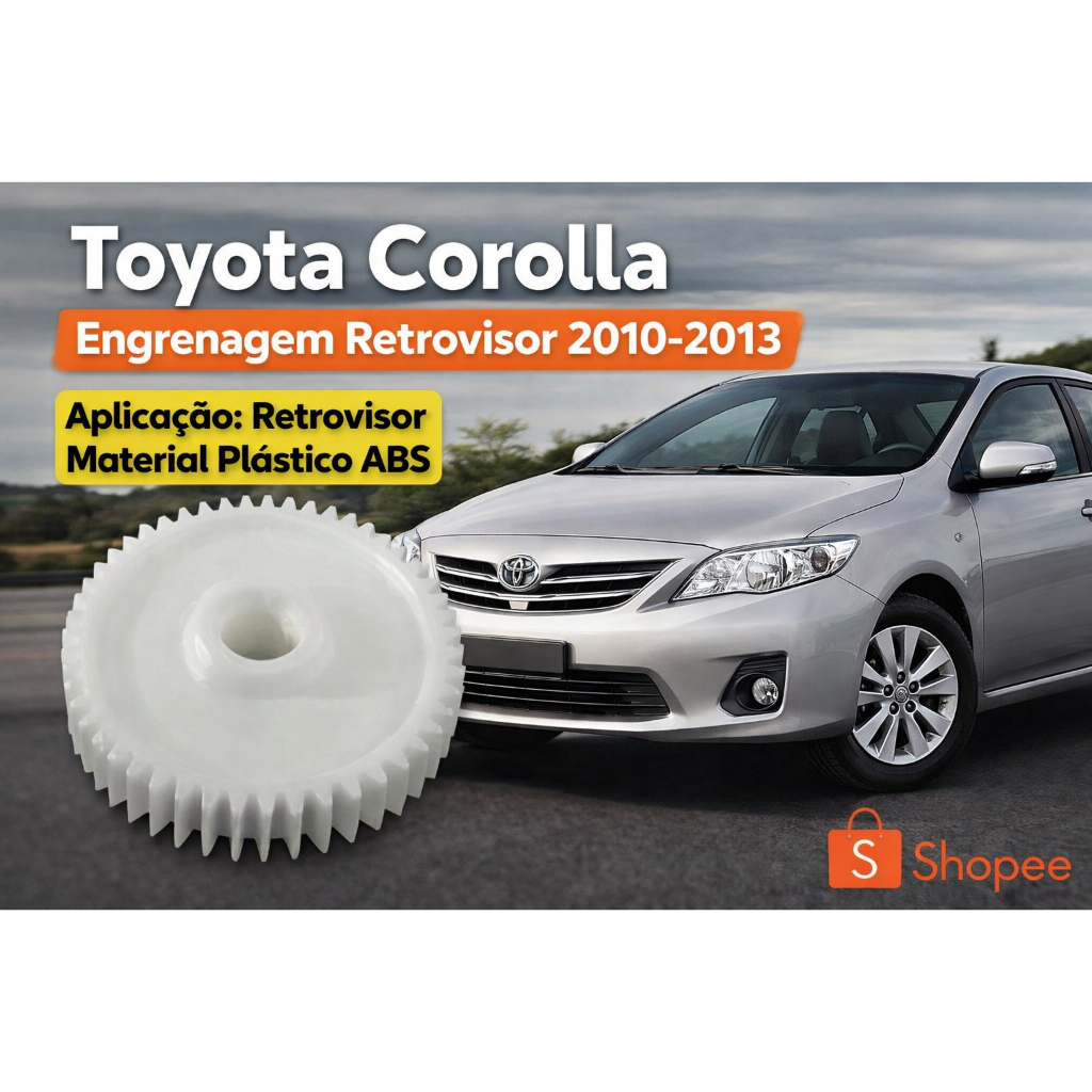 Engrenagem Retrovisor Retratil Corolla 2 Kits