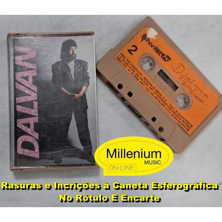 K7 Fita Cassete Dalvan Mal De Amor 1987 Original Gravadora *Ver Detalhes Na Descrição Nas Fotos