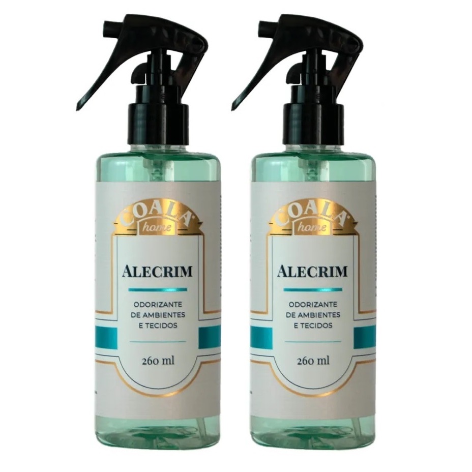 Kit 2 Coala Odorizante de Ambientes e Tecidos 260ML - Alecrim
