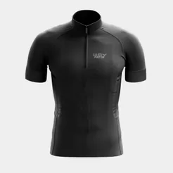 Camisa de Ciclismo Roupa Masculina Manga Curta Camiseta Way Fresh Preta Bike Mtb