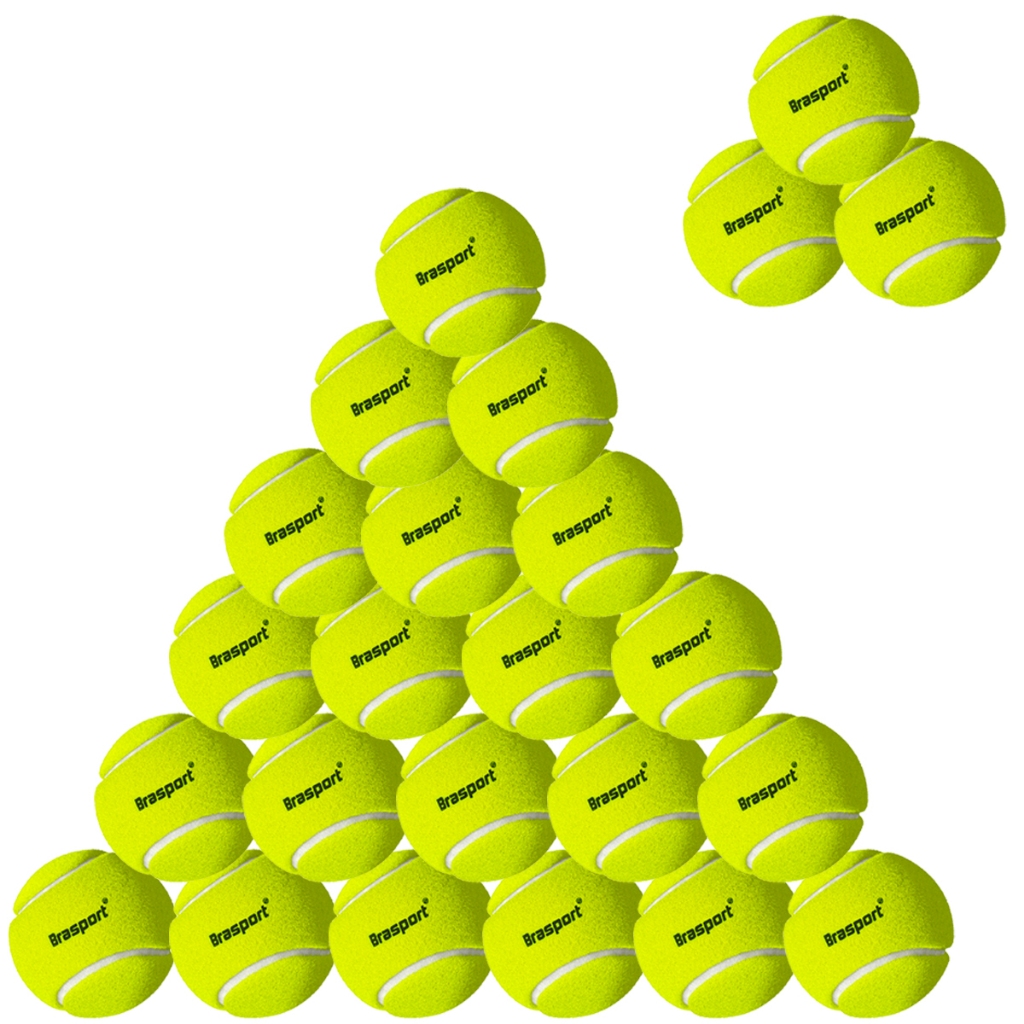 Kit 30 Bola De Tenis Profissional Bolas Treino Tennis Bolinhas  Treinamento Cães Pets