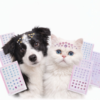 Adesivo Pedrinha Pet para Cachorro e Gato – Kit Banho e Tosa com 6, 12 ou 18 Cartelas em Oferta na Shopee