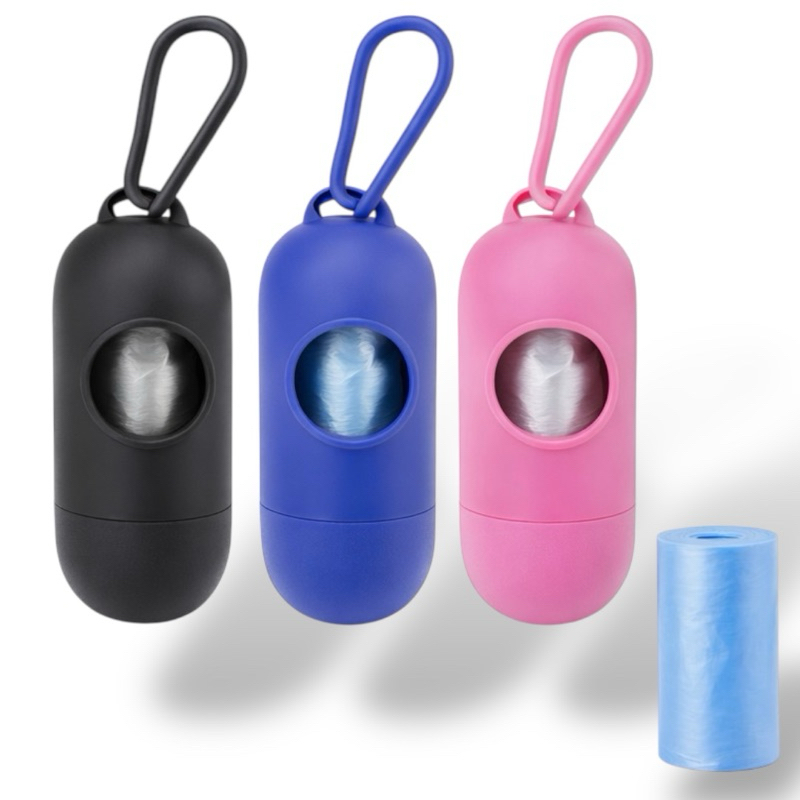 Porta Saco Higiênico para Cachorro | Suporte Cata Coco com Rolinho