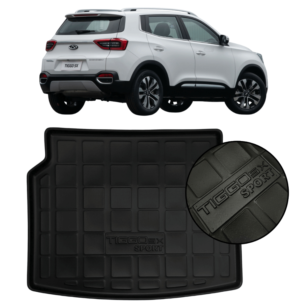 Protetor de Porta Malas Para Tiggo 5x Sport Todos os Anos 2026 2027 Tapete Bandeja Premium