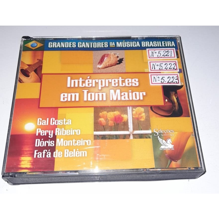 Cd Triplo - Intérpretes Em Tom Maior - Gal Costa,Pery Ribeiro,Dóris Monteiro & Fafá De Belém
