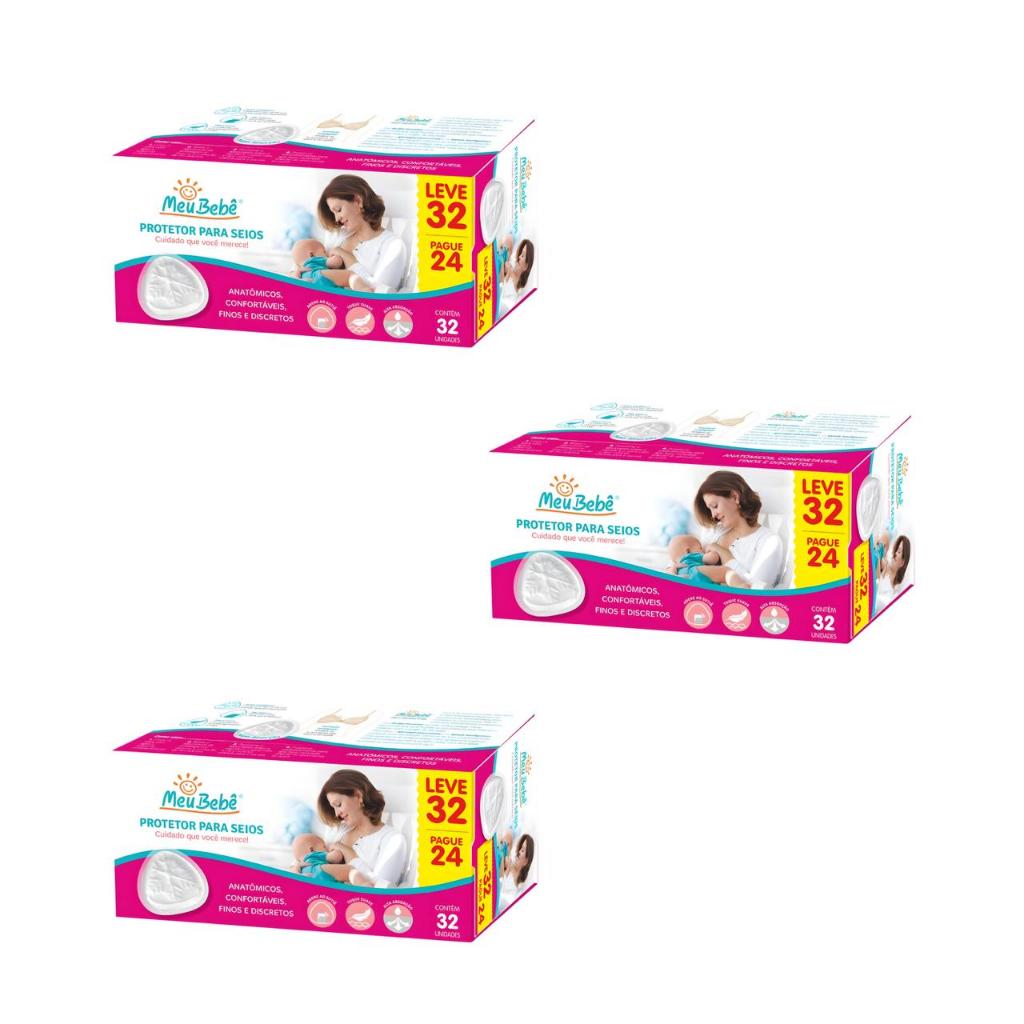 Absorvente para Seios Meu Bebe Leve 96 pague 72