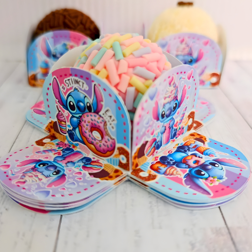 Forminhas de Doces STITCH DOCE Lembrancinhas de Festa Aniversário Infantil