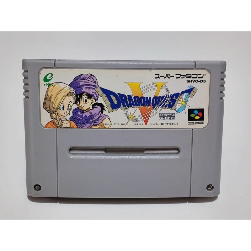Jogo Para Super Nintendo - Dragon Quest V - Original