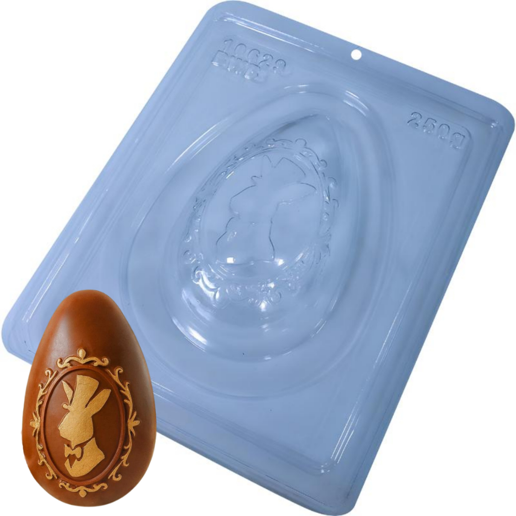 Forma Ovo Páscoa Clássico Coelho Acetato Silicone10629 BWB em Oferta na Shopee