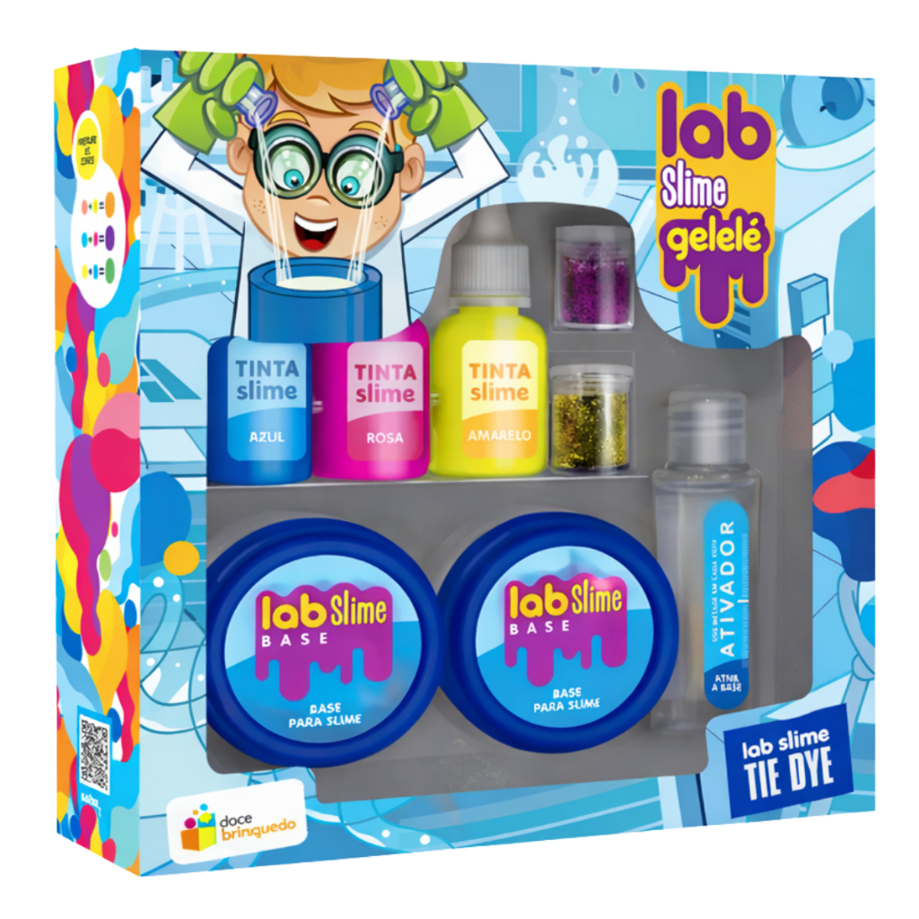 Laboratório Slime Tie Dye Gelelé Para Brincar em Oferta na Shopee
