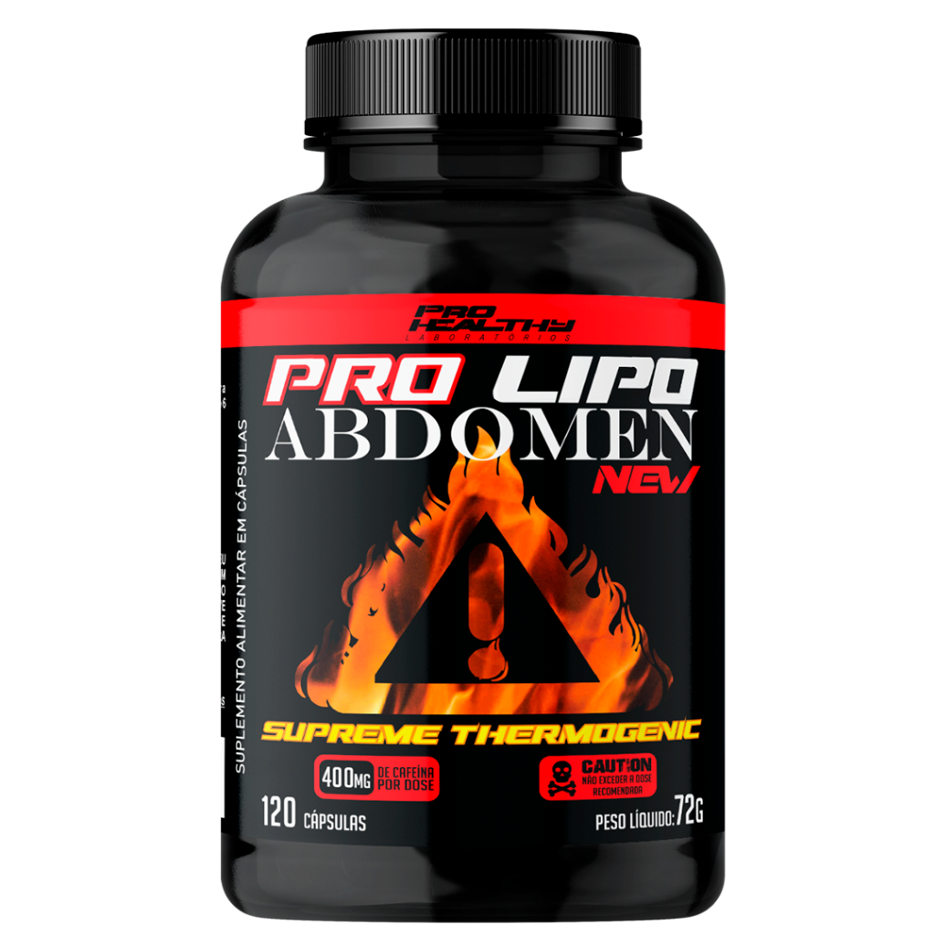 Termogênico Pro Lipo Abdomen 120cp - Pro Healthy em Oferta na Shopee