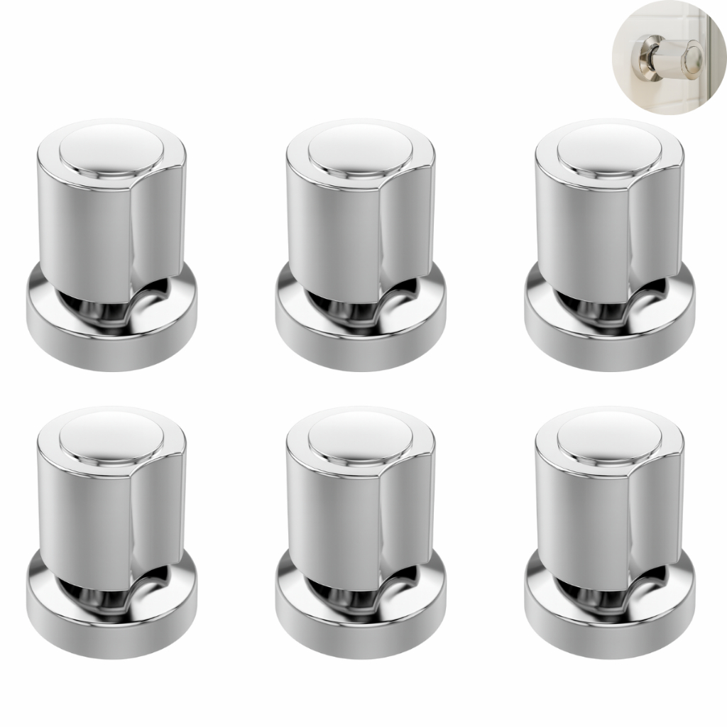 Acabamento Redondo Luxo Metal Cromado Registro Pressão Gaveta Chuveiro Docol C-40