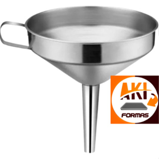 FUNIL EM INOX - 16 CM  JÁ COM NOTA FISCAL (( ENVELOPE )) em Oferta na Shopee