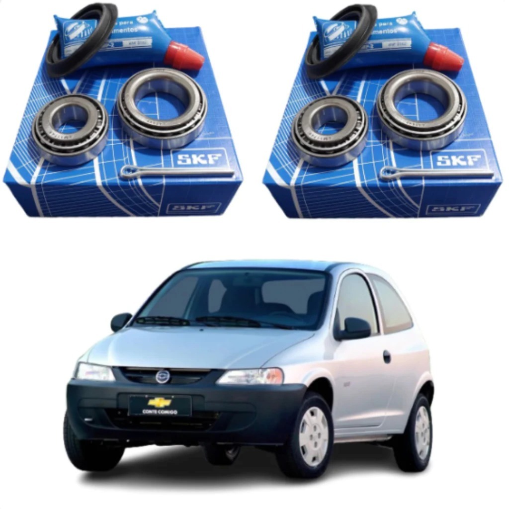 Kit 2 Rolamentos Roda Traseira Skf Corsa Classic Celta