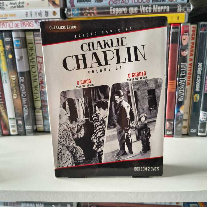 BOX DVD CHARLIE CHAPLIN - VOL 1 - O CIRCO/O GAROTO