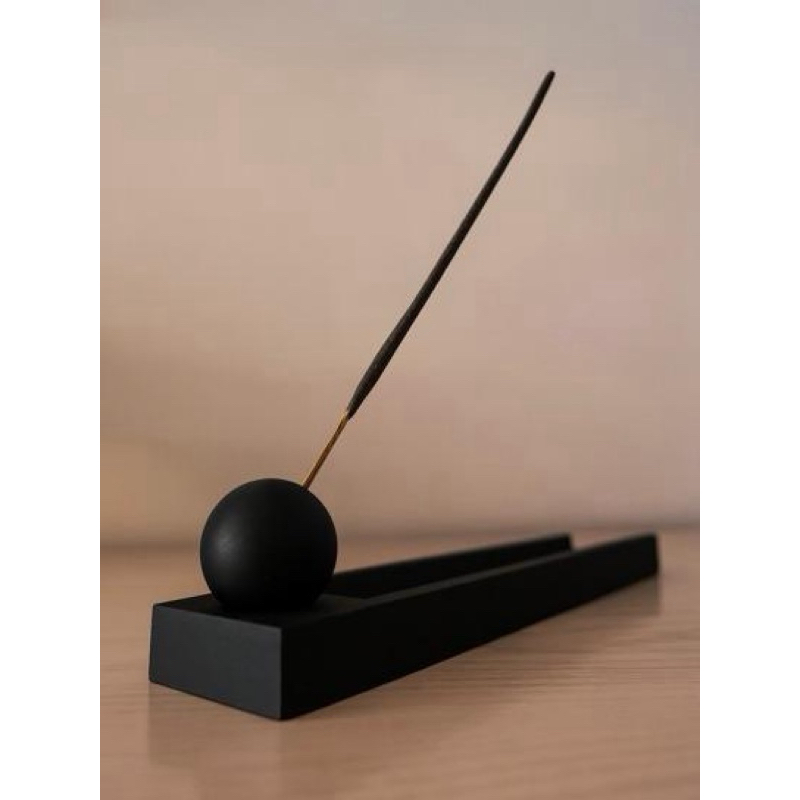 Imagem Porta Incenso Minimalista Moderno | Suporte Decorativo Zen em Design Escultural | Incensário Premium para Meditação, Yog