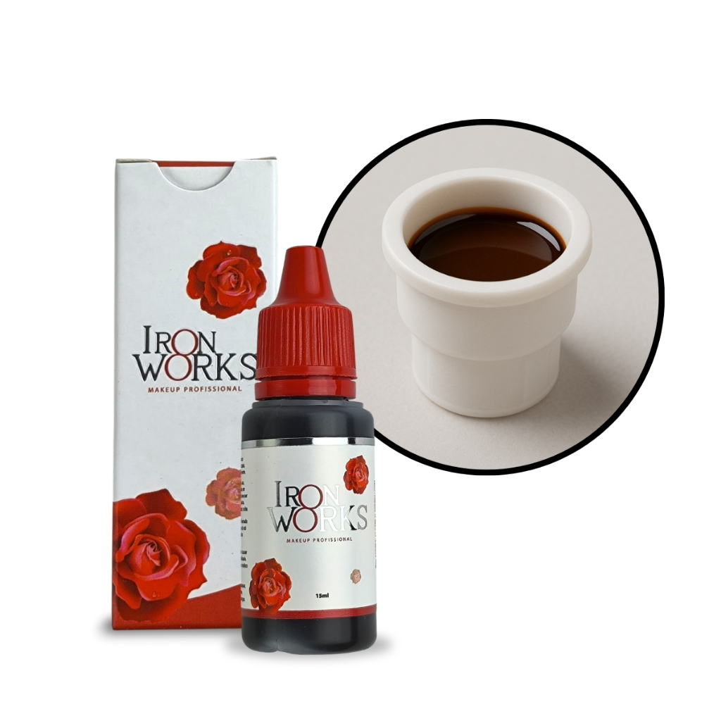 Pigmento Iron Works Marrom Café 15ml Dermo Micropigmentação