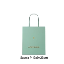 Sacola Verde Unitária para Presente de o Boticário - cor de acordo com disponibilidade - Tamanhos PP, P, M e G