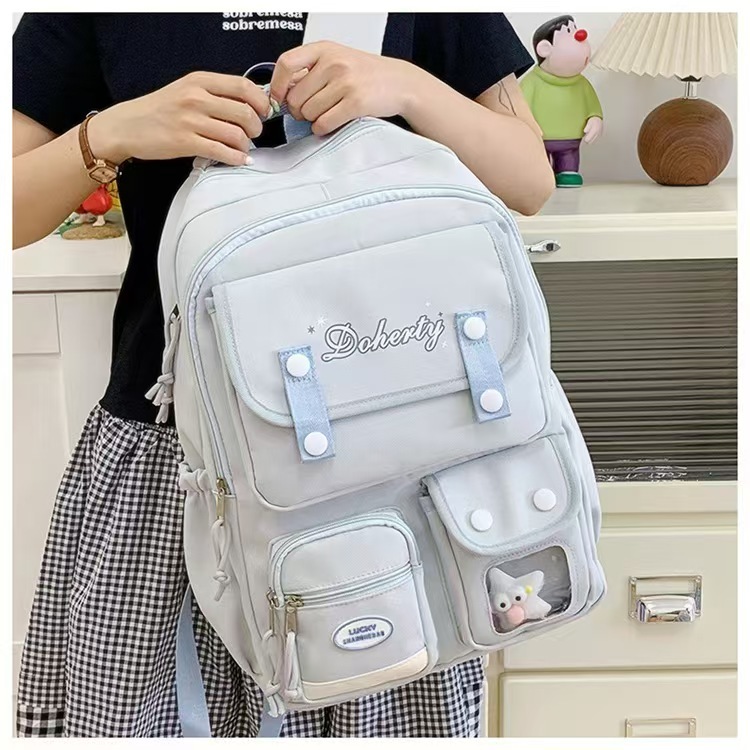 Mochila Feminina Escolar Universitária De Viagem Moda Casual Unissex X226 LING