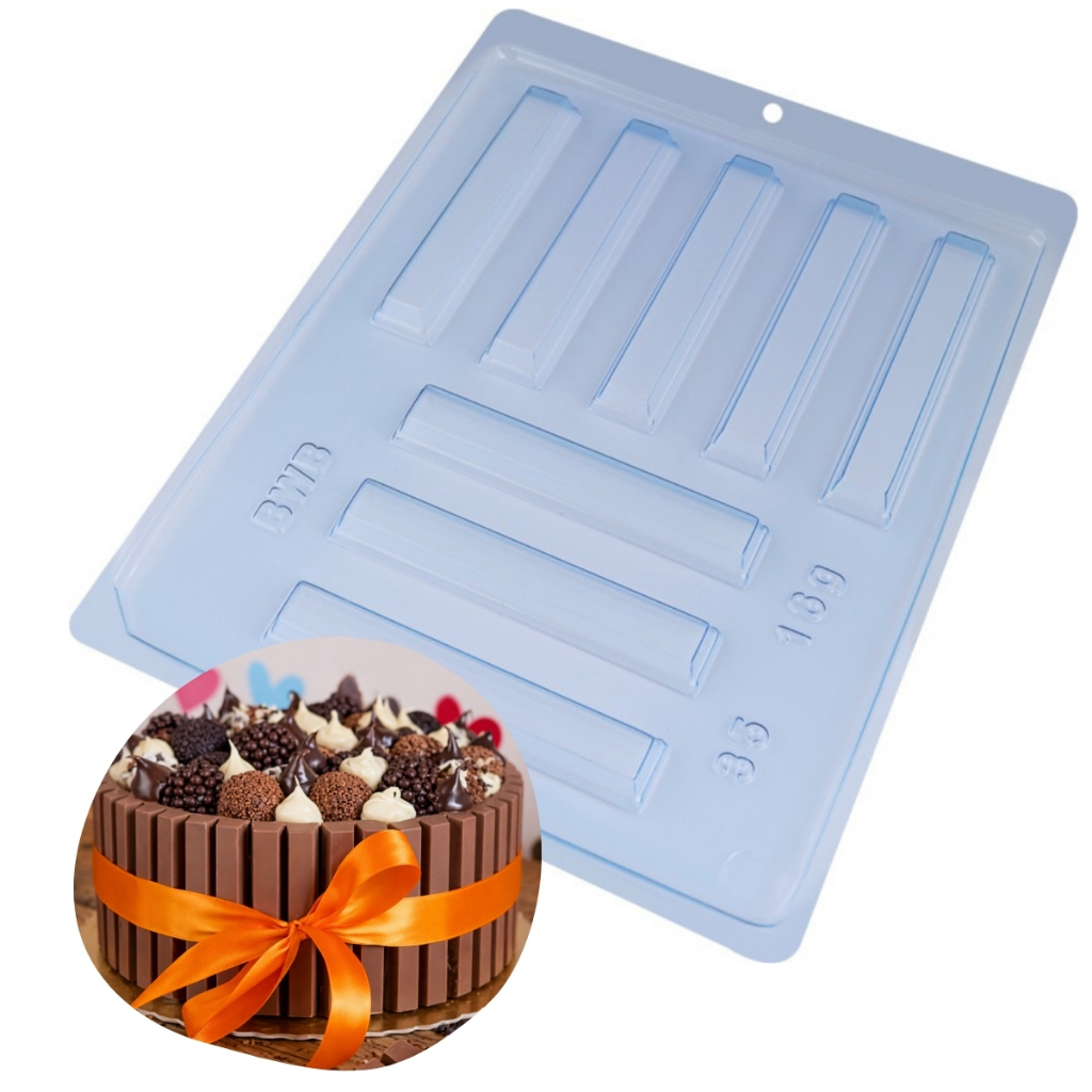 Forma Simples Barrinhas Tipo KITKAT Código: 35 BWB em Oferta na Shopee