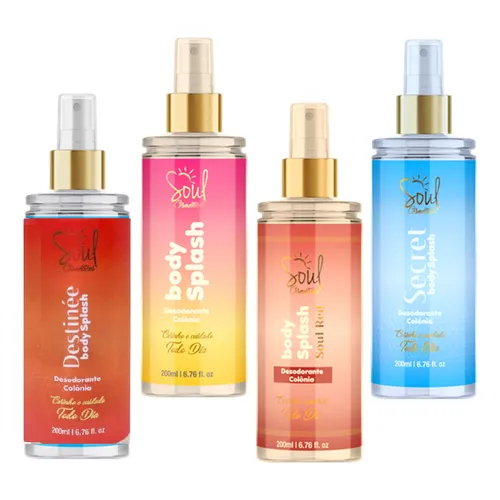 Body Splash Soul Cosméticos Feminino 200ml Perfume Corporal Fragrância Premium em Oferta na Shopee