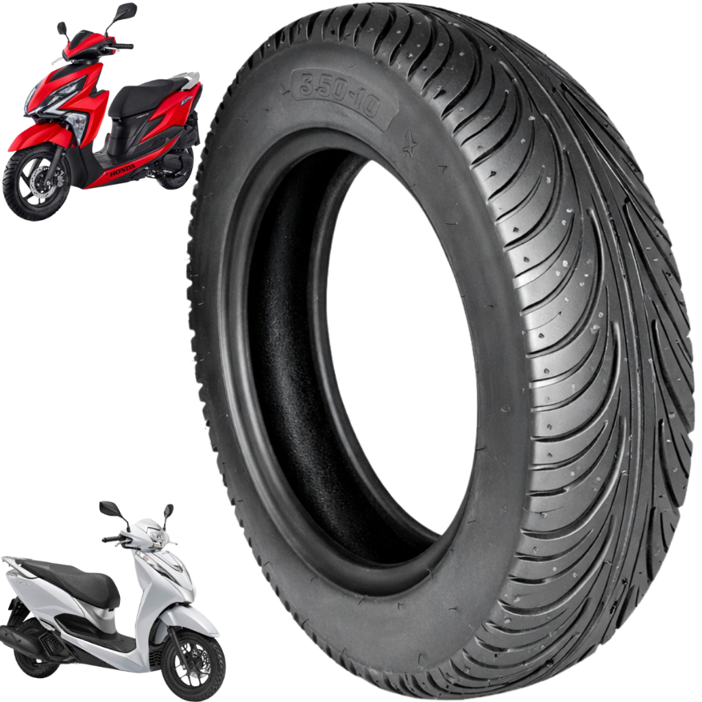 Pneu 3.50-10 Scooter Moto Lead Burgman 8 Lonas Aro 10 Até 100km/h 236kg