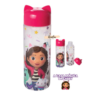 Garrafa 500ml Ludica Casa Mágica da Gabby Plasutil escolar Disney Lanche Infantil Menina em Oferta na Shopee