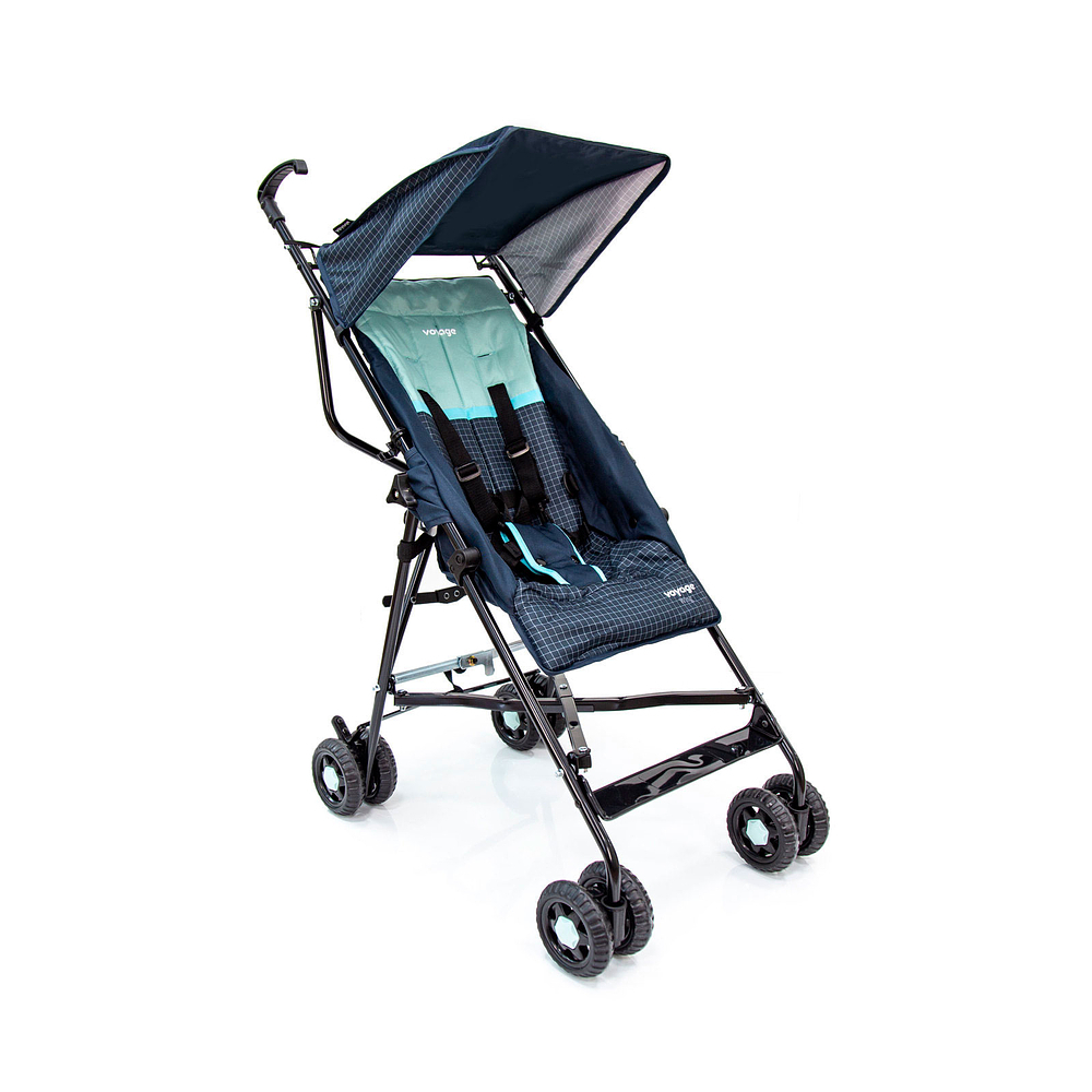 Carrinho de Bebê Passeio Guarda Chuva Wing Azul - Voyage em Oferta na Shopee