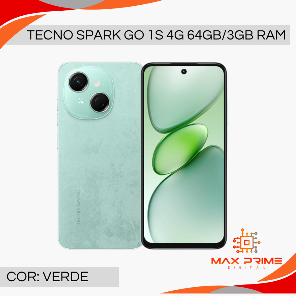 Tecno Spark Go 1S 4G, 64GB+3GB RAM, Bateria 5000MAH, Versão Global, Mediatek Hélio G50 · foto 2