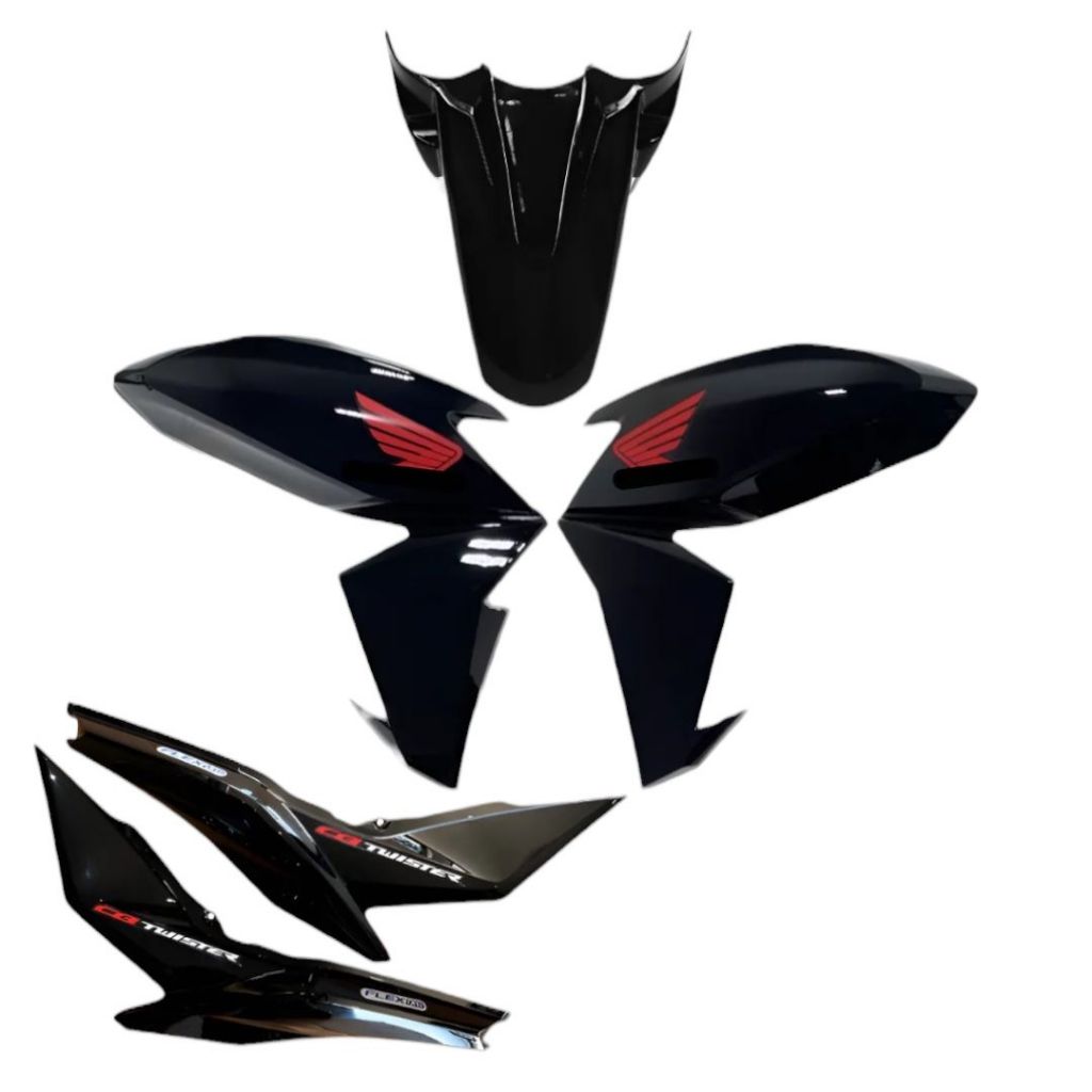 ASA ABA TANQUE PARALAMA RABETA CB250 f Twister 2016 preta