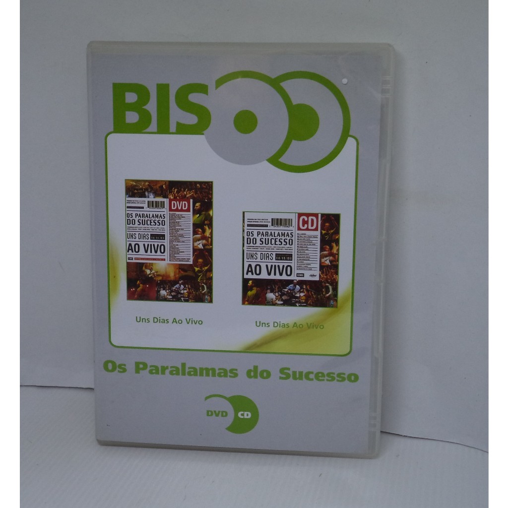 Dvd/cd - Paralamas Do Sucesso - Uns Dias Ao Vivo Estandar (Usado)