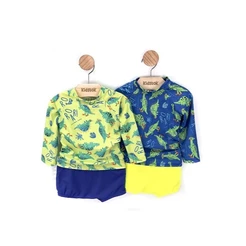 Conjunto Menino Proteção UV Dinossauro Escamas - Kamylus