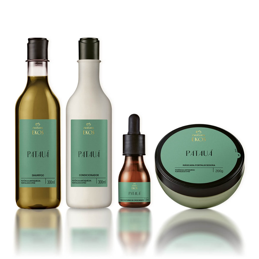 Kit Ekos Patauá Shampoo, Condicionador, Máscara e Tônico