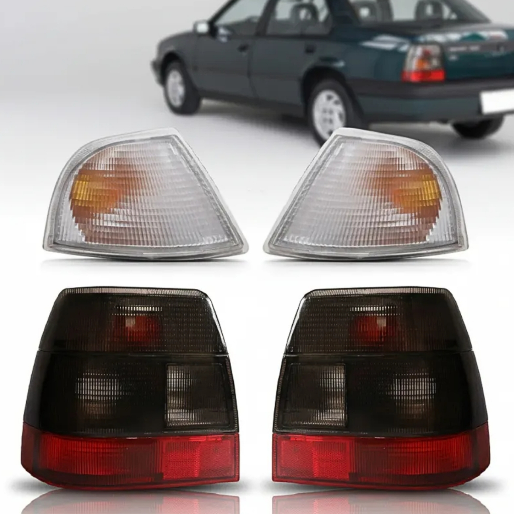 Par Lanterna Monza Fumê E Pisca Modelo Arteb 91 92 93 94 95 96 Tubarão