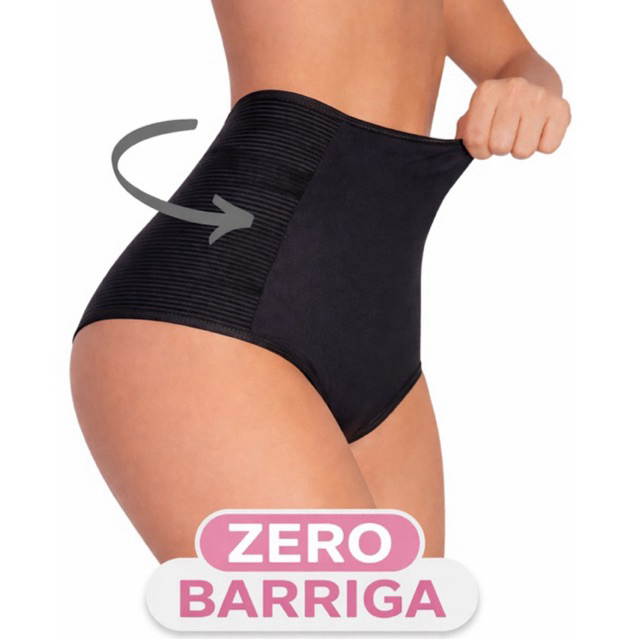 Calcinha Cinta Zero Barriga em Suplex com Tecido Galena