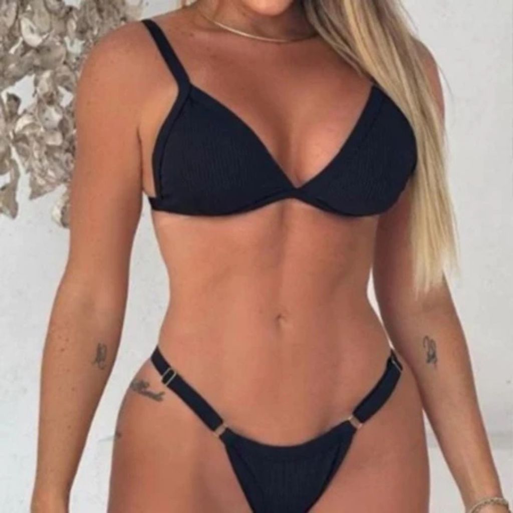 Kit 2 Biquíni Feminino Regulador Fita PROMOÇÃO P ao GG em Oferta na Shopee