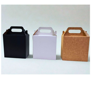 Caixa de Papel com Alça 12x12x6 cm | Embalagem para Lanches e Lembrancinhas | 50 Unidades em Oferta na Shopee