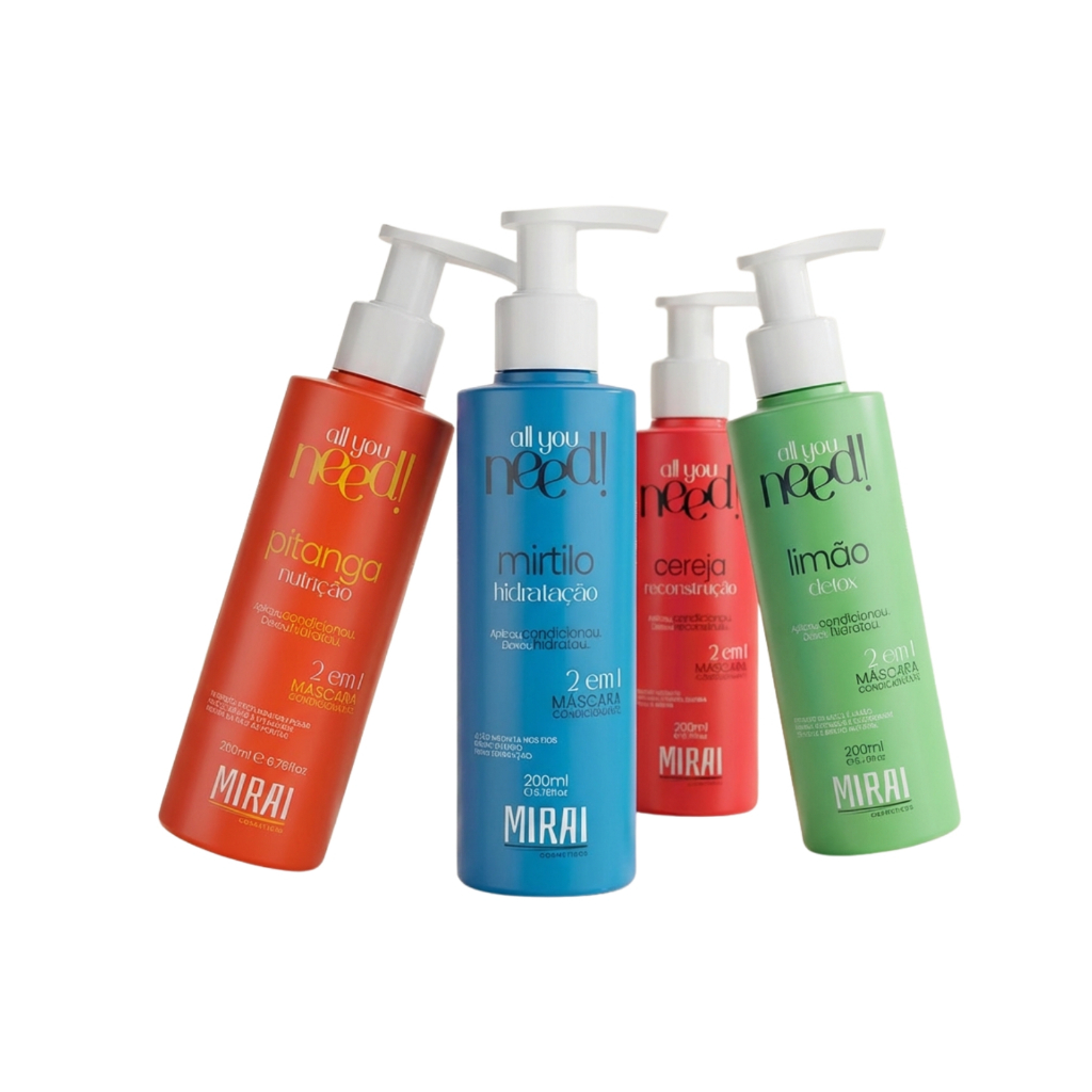 Mascaras Condicionantes 200ml MIRAI Diversos Tratamentos e Cuidados
