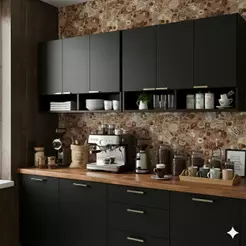 kit 2 Armários Parede 3 Portas Modular Nicho Multiuso Paneleiro AJL