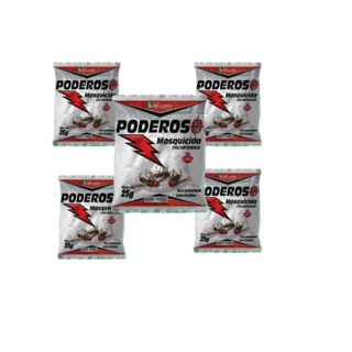 KIT5 UN - Mosquicida Granulado,  Sachês de 25g, Controle de Moscas e Mosquitos em Oferta na Shopee