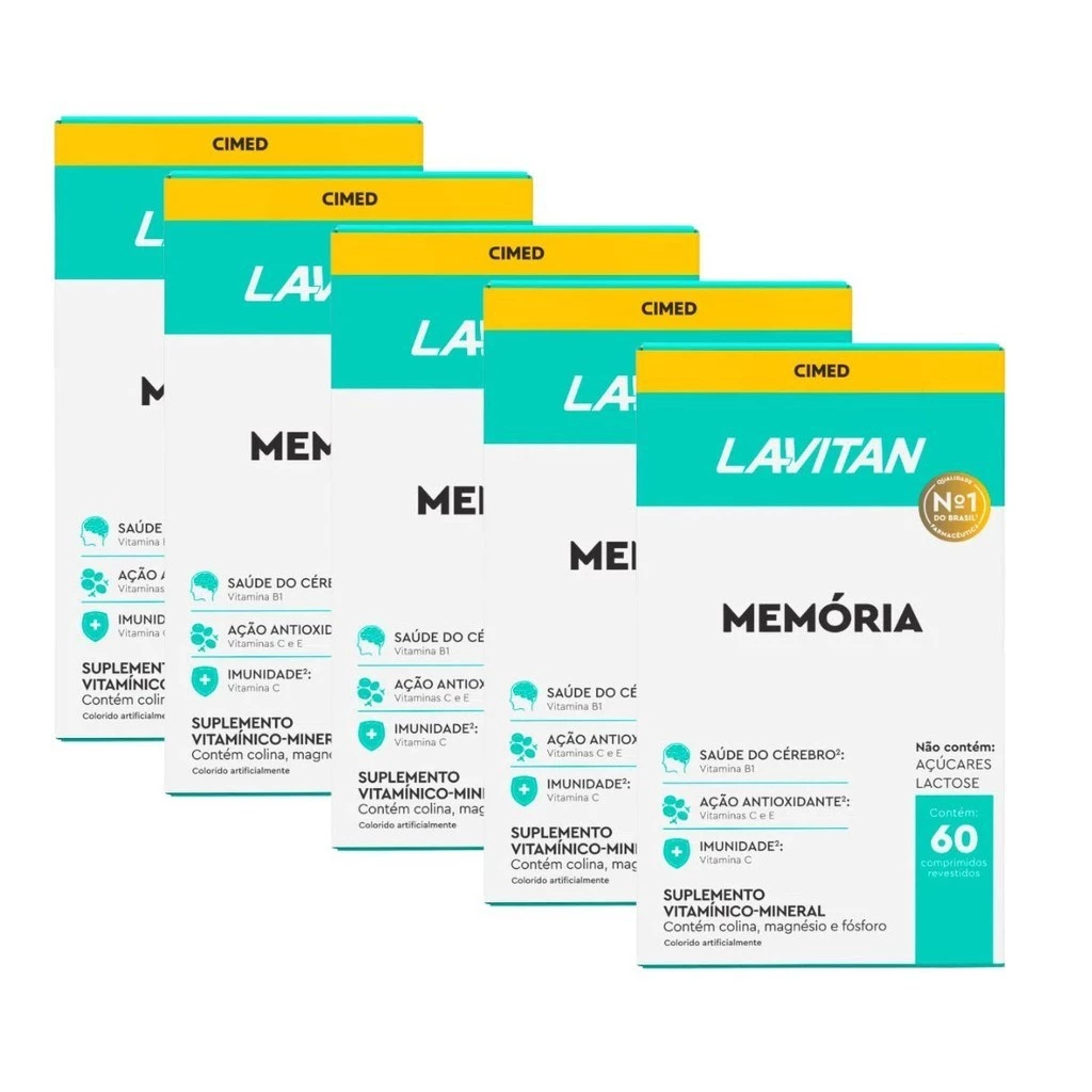 Lavitan Memo Neuro (Memória) - CIMED em Oferta na Shopee