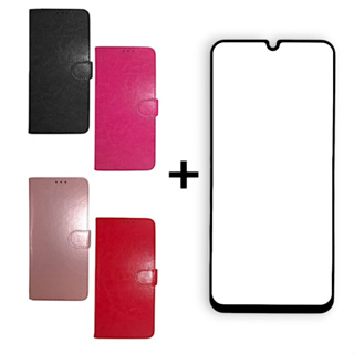 Capa Carteira Case Flip Para Moto G06 + Película 3D em Oferta na Shopee