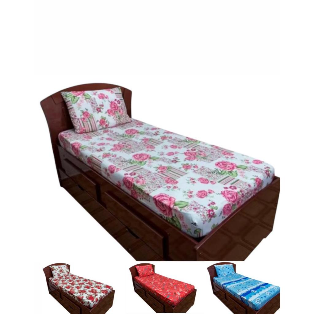 Kit 5 Jogos Lençol Solteiro 2 peças Com Elastico Toda a Volta 1,88x0,88x0,20 / Fronhas 0,50 x 0,70 em Oferta na Shopee